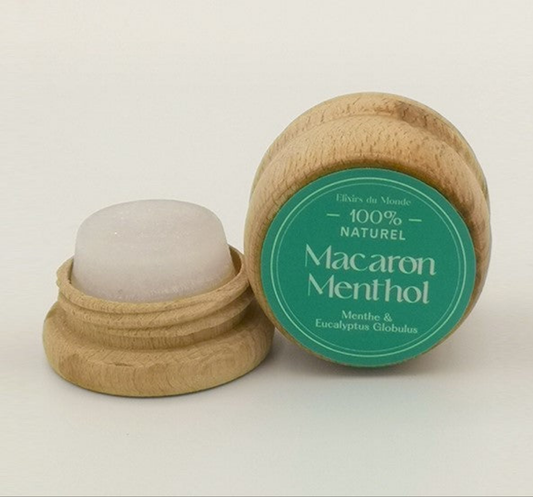 Pierre naturelle à la menthe poivrée et eucalyptus 7g