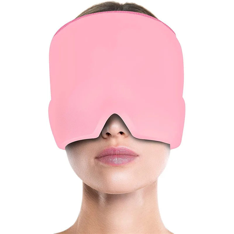 Gel Ice Headache Migraine Relief Hat Cold Compress Therapy Cap-5