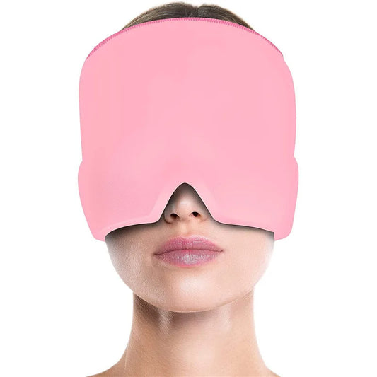 Gel Ice Headache Migraine Relief Hat Cold Compress Therapy Cap-5